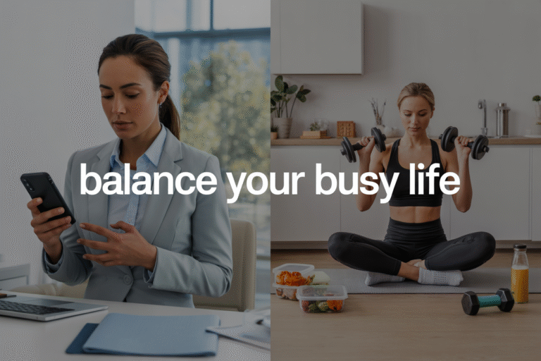 How to Build a Balanced Fitness & Wellness Routine for Busy Lives